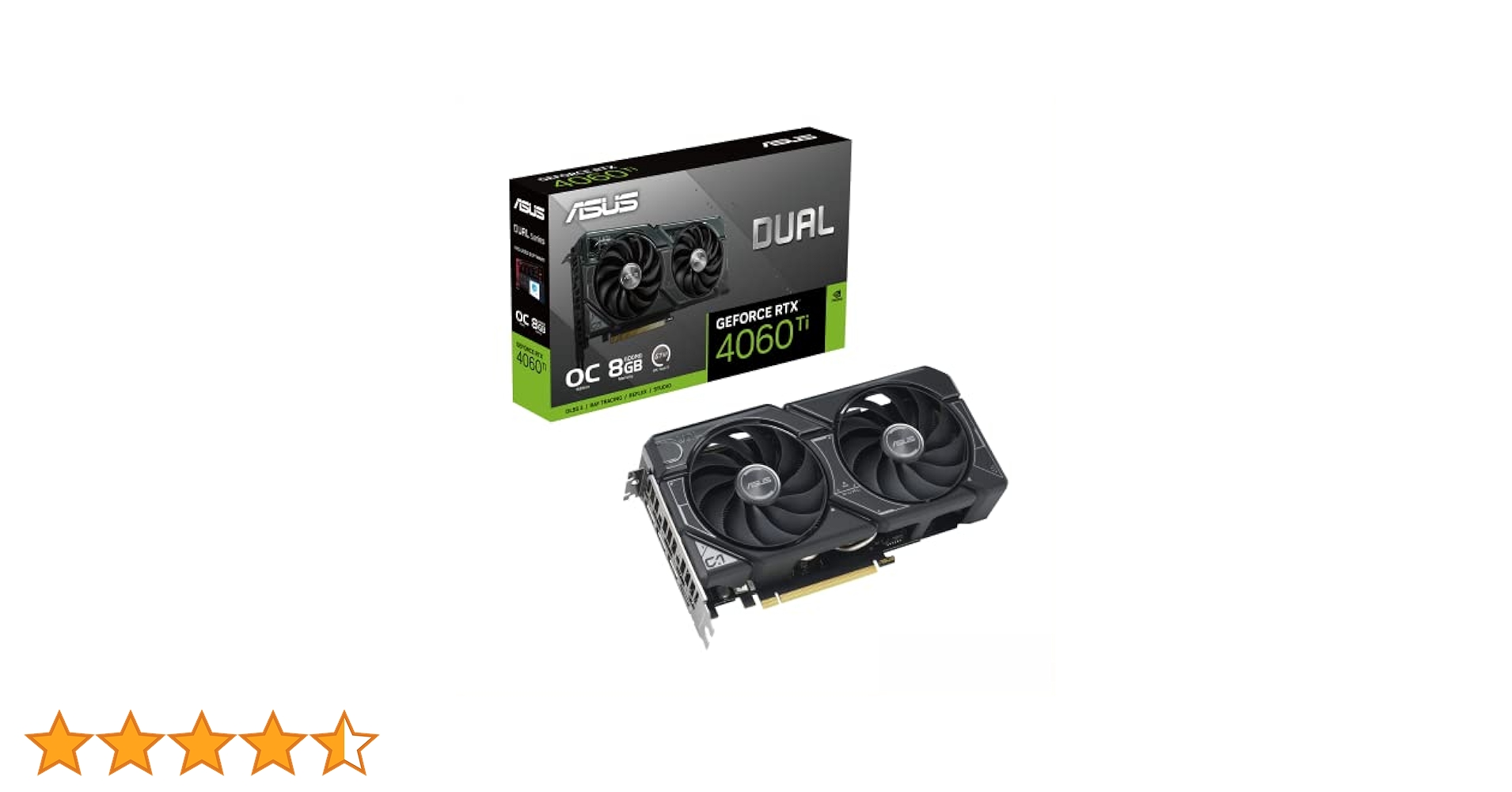 Amazon | ASUS Dual GeForce RTX™ 4060 Ti OC Edition 8GB GDDR6